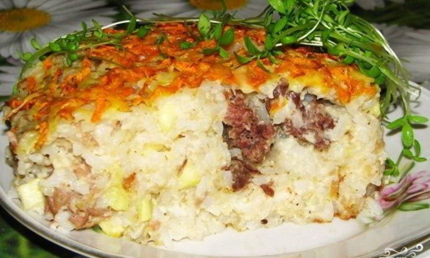 Рецепт запеканки с куриным фаршем