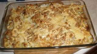 Запеканка с пастой