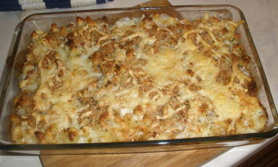 Рецепт запеканки с пастой