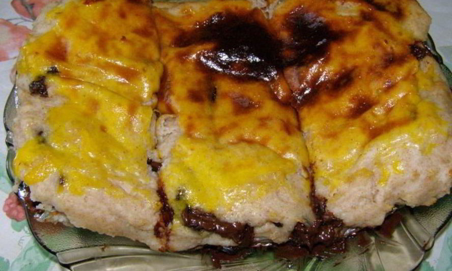 Рецепт запеканки с шоколадом