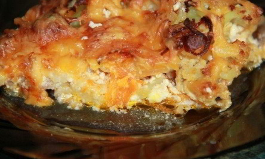 Рецепт запеканки с цветной капустой и сыром