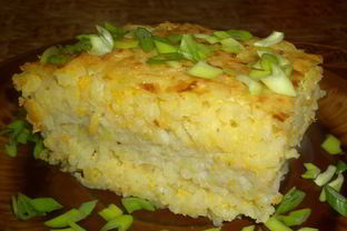 Запеканка Воздушная с рисом и мясом