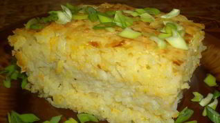 Запеканка Воздушная с рисом и мясом