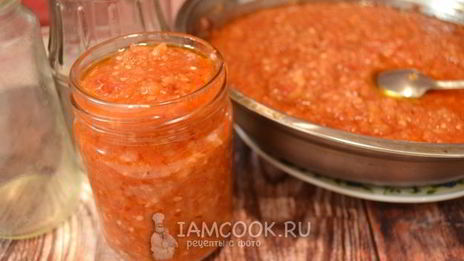 аджика без яблок на зиму