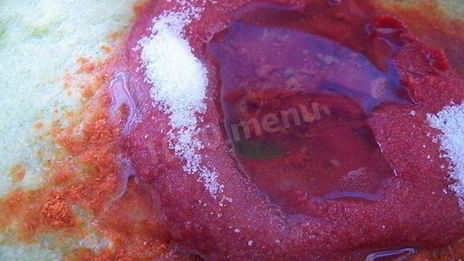 аджика из кабачков с томатной пастой на зиму
