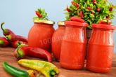 Аджика из красного перца без помидор