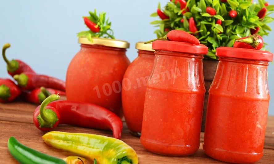 Рецепт аджики из красного перца без помидор