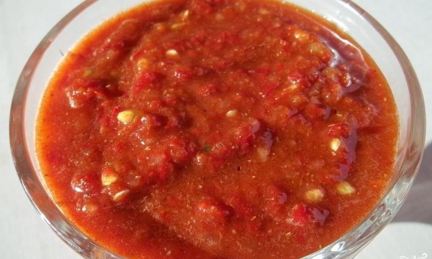 Рецепт аджики из помидоров