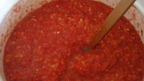 аджика из свежих помидоров