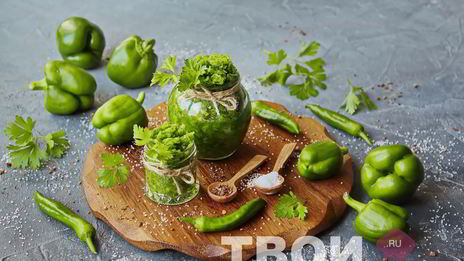 аджика из зеленого перца
