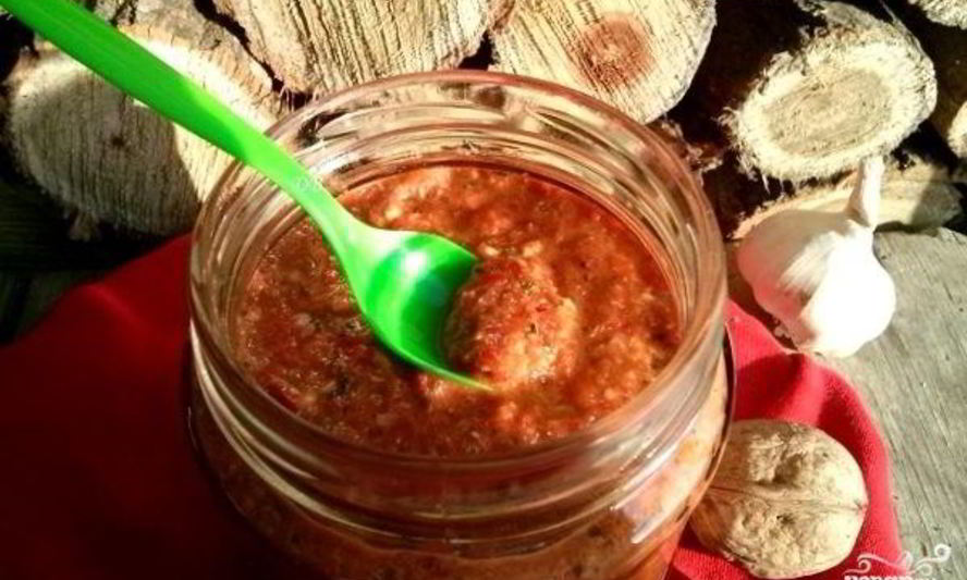 Рецепт аджики острой без варки