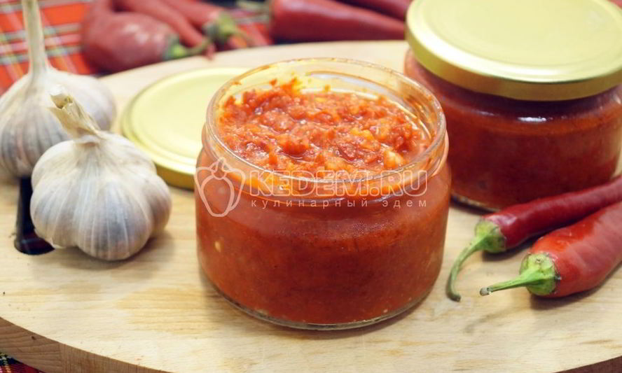 Рецепт аджики острой на зиму