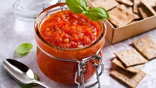 Аджика с кабачками и помидорами на зиму