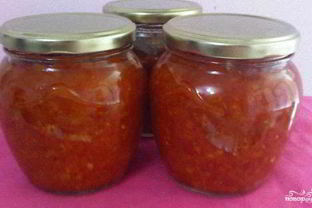 Аджика с морковью на зиму