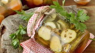 Огурцы в аджике на зиму