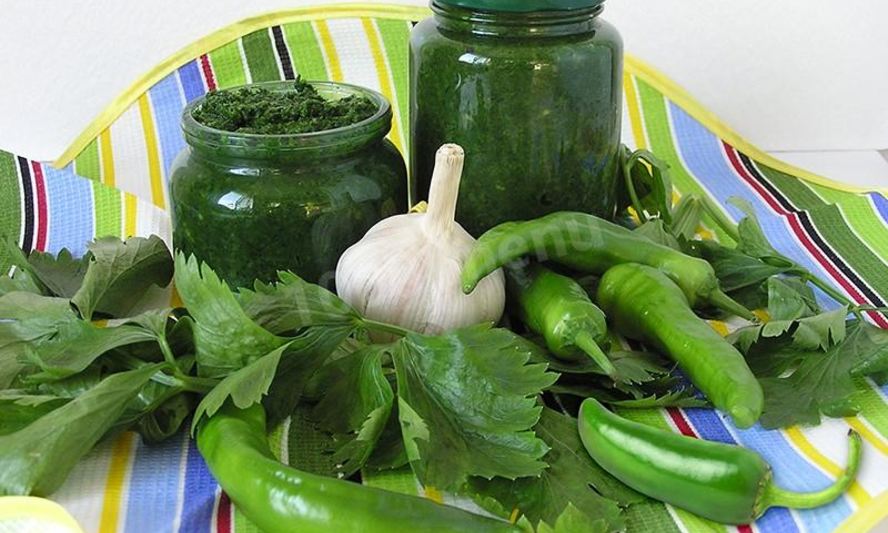 Рецепт зеленой аджики пальчики оближешь на зиму