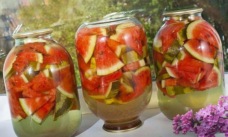 Рецепт арбузов в 3 литровых банках на зиму