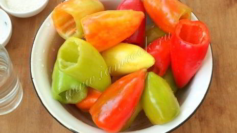 болгарский перец с капустой на зиму