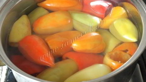 болгарский перец с капустой на зиму