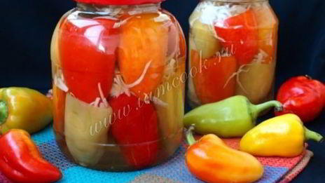 болгарский перец с капустой на зиму