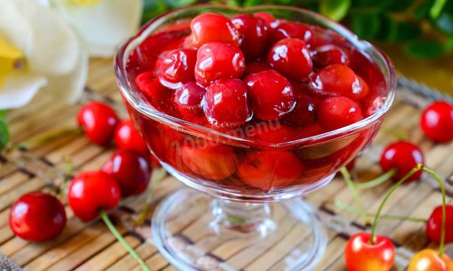 Рецепт черешни в собственном соку на зиму
