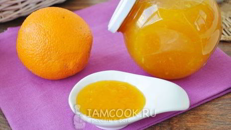 быстрый апельсиновый джем на квиттине