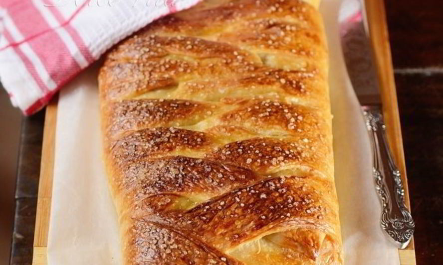 Рецепт датской косы с джемом