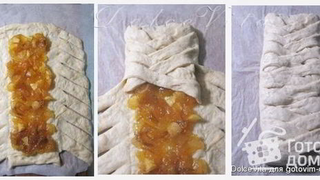датская коса с джемом