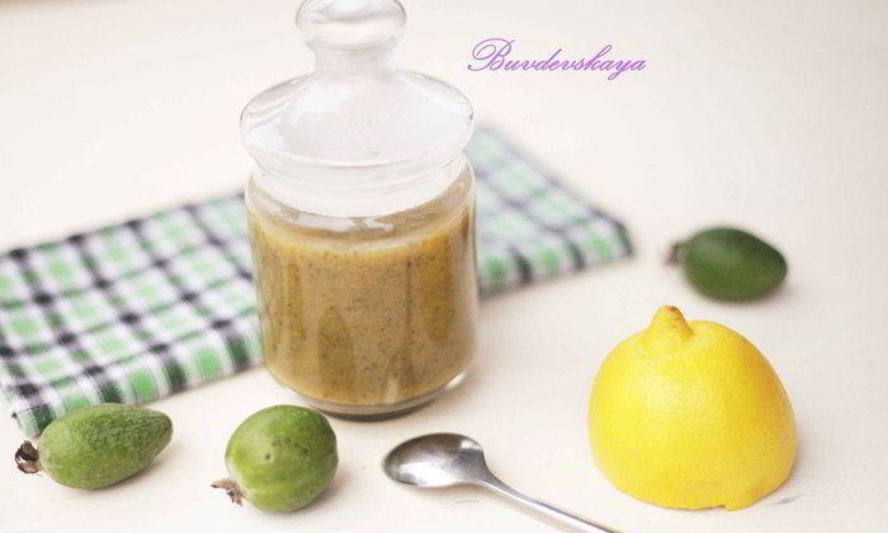 Рецепт джема из фейхоа и имбиря