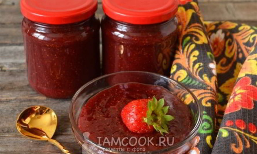 Рецепт джема из клубники 5-минутка
