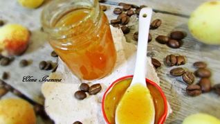 Джем Кофейный абрикос с ванилью