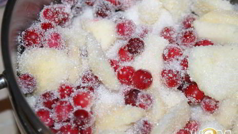 клюквенно-яблочный джем с тимьяном