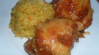 Курица в соусе с абрикосовым джемом