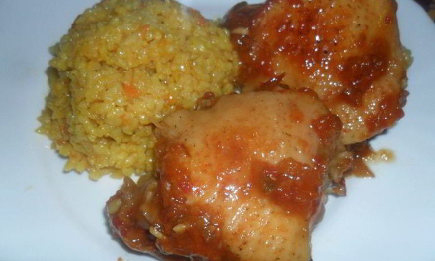 Рецепт курицы в соусе с абрикосовым джемом