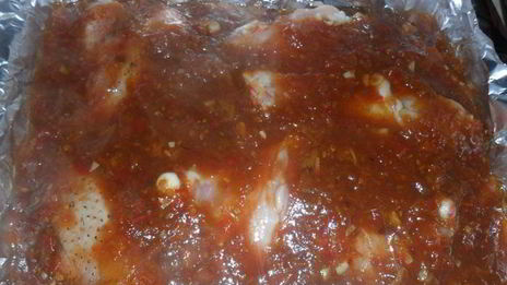 курица в соусе с абрикосовым джемом