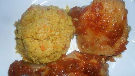 курица в соусе с абрикосовым джемом