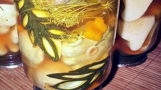 Кабачки и патиссоны на зиму