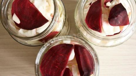 капуста по-гурийски со свеклой на зиму