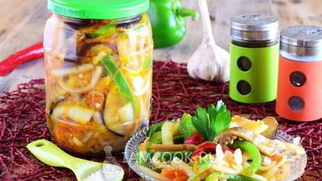 хе из баклажанов на зиму