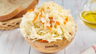 Хрустящая квашеная капуста