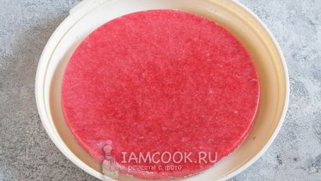 клубничное компоте для торта