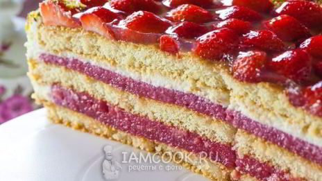 клубничное компоте для торта