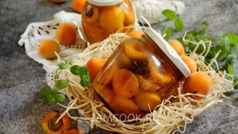 компот из абрикосов без косточек на зиму