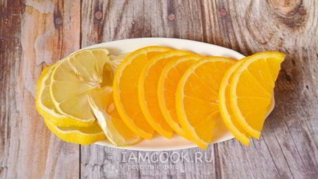 компот из абрикосов с лимоном и апельсином на зиму