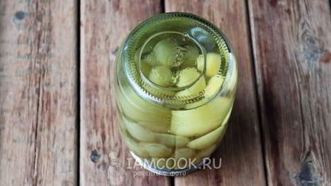 компот из белого винограда на зиму