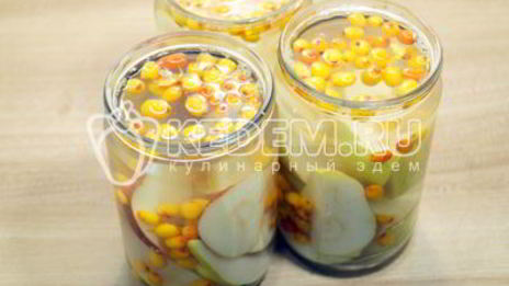 компот из груш с облепихой