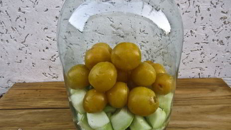 компот из кабачков и алычи