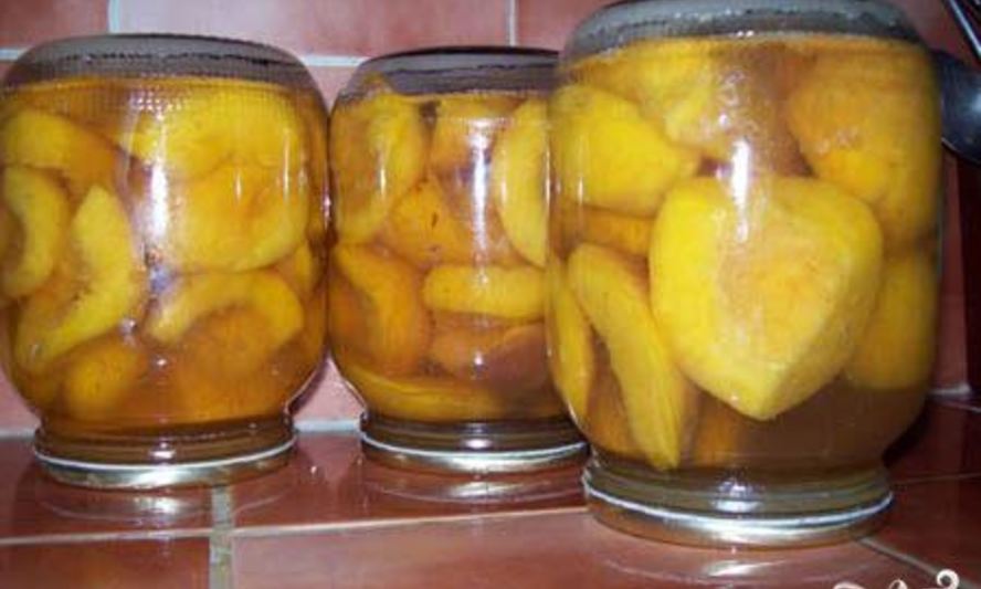 Рецепт компота из персиков