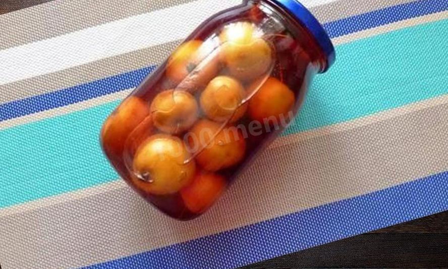 Рецепт компота из ранеток и сливы