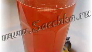 Компот из ревеня